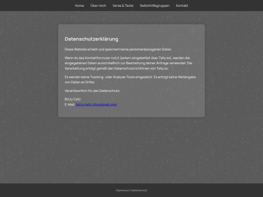 datenschutz screenshot