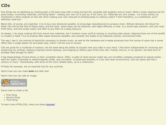 cd screenshot