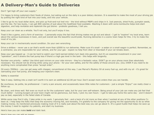 deliveryman screenshot