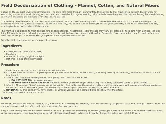 deodorizing_flannel screenshot