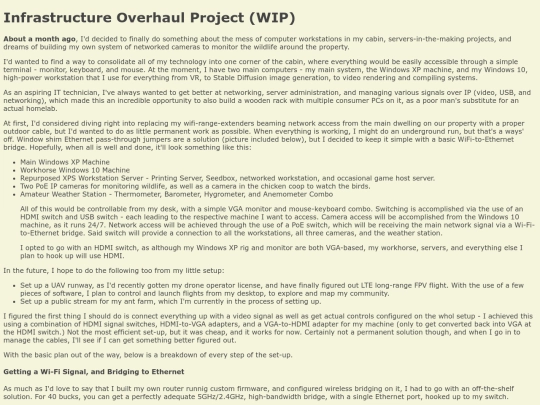 infrastructure screenshot