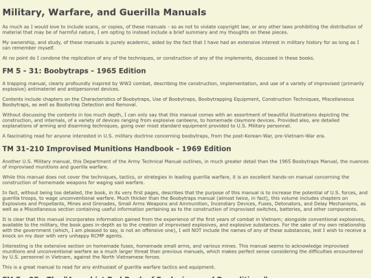 manuals screenshot