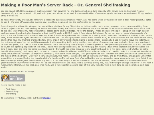 server_stand screenshot