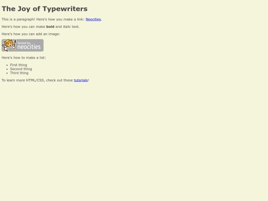 typewriter screenshot