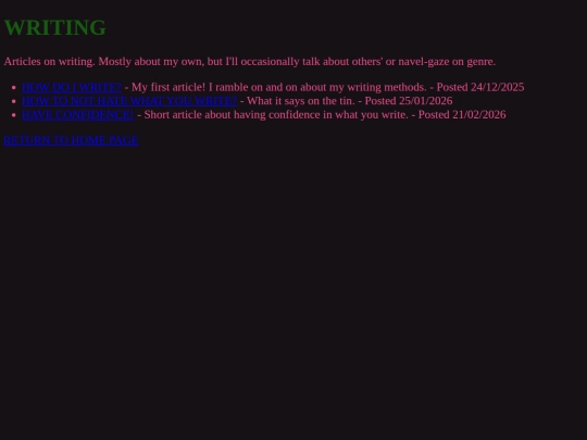 writing/writing screenshot