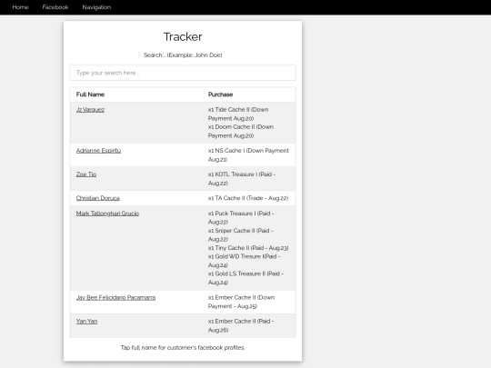 itemlist screenshot