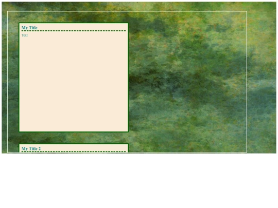 Blog screenshot