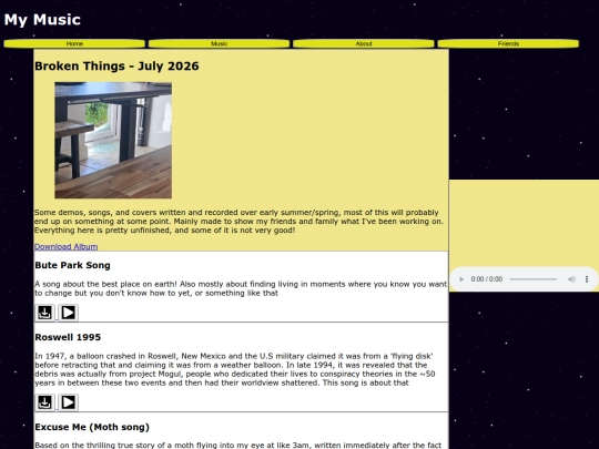 music screenshot