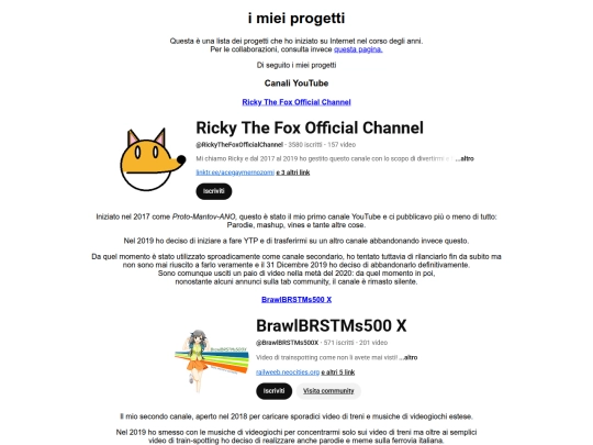 progetti screenshot