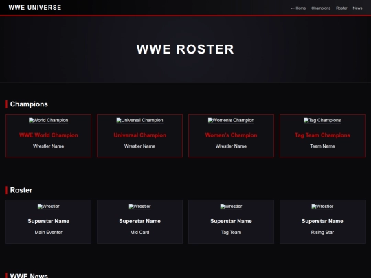 wwe screenshot