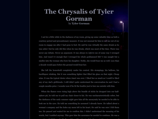 tg/storytime/chrysalis screenshot