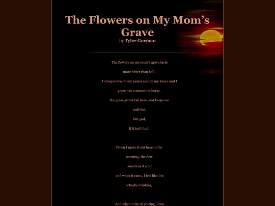 tg/storytime/flowersmomsgrave screenshot