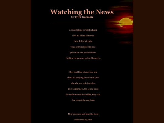 tg/storytime/watchingthenews screenshot