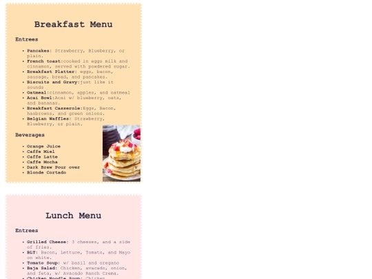 restaurantbrochuer screenshot