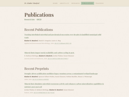 publications screenshot