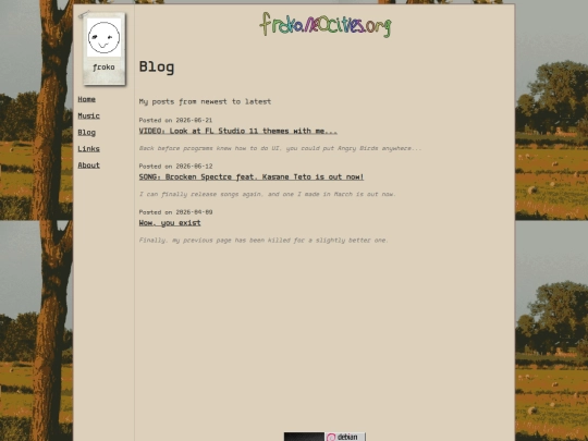 blog screenshot