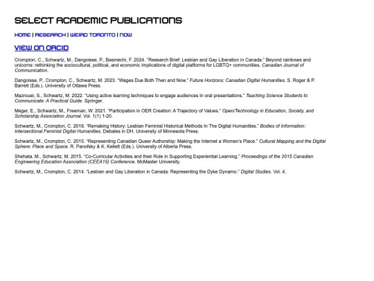 publications screenshot