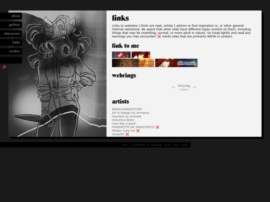 2021layout/links screenshot