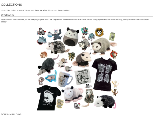 collections screenshot