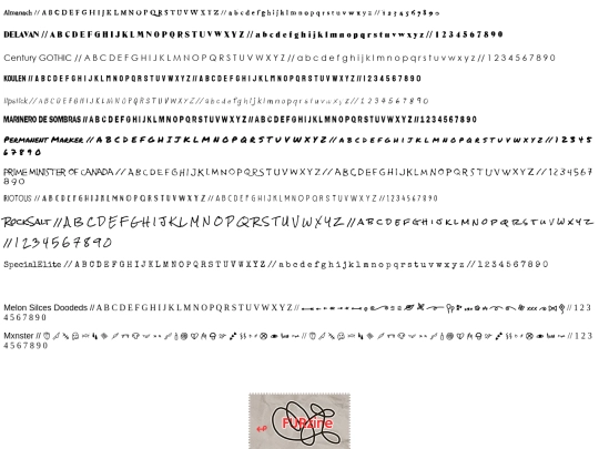 fonts/fonts screenshot