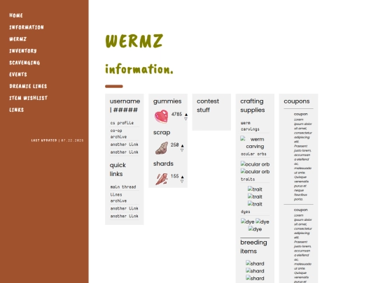 uma/wermz/wermztemplate screenshot