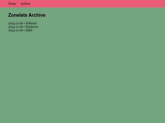 archive screenshot