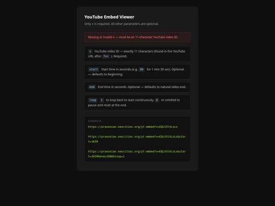 yt-embed screenshot