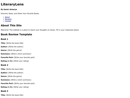 index screenshot