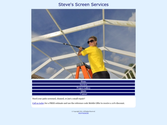 stevescreen screenshot