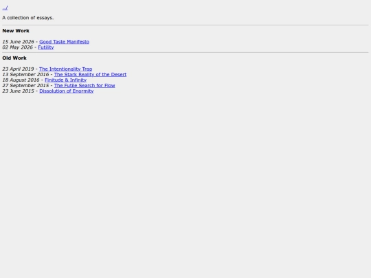 essays screenshot