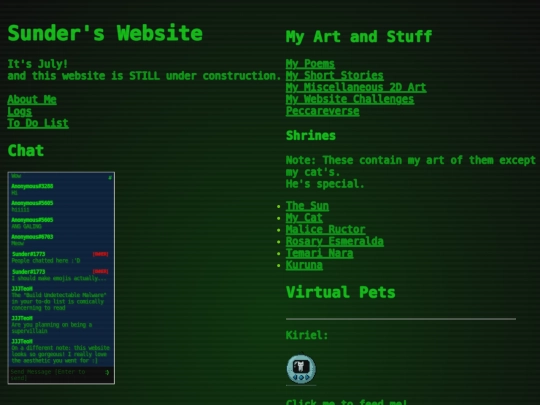 index screenshot