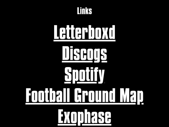 links screenshot