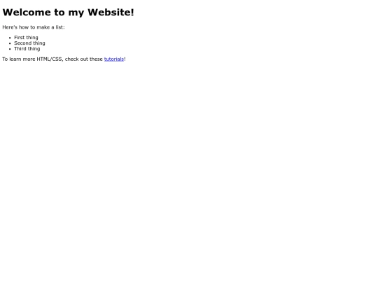 index screenshot