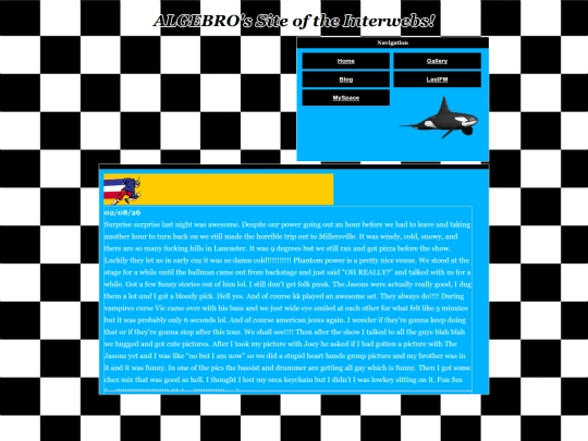 blog screenshot