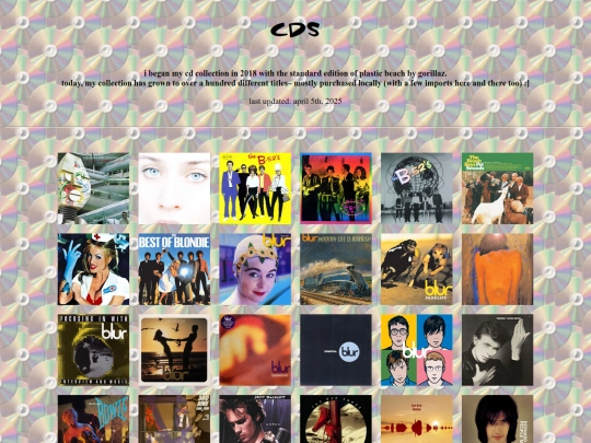 collections/cds screenshot