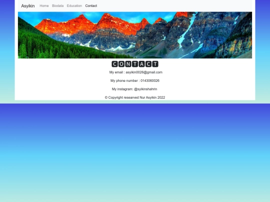 contact screenshot