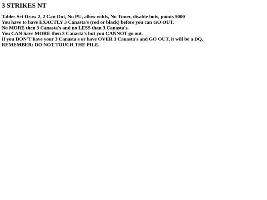 Rules/NoPile/3strikesnt screenshot