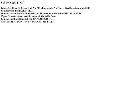 Rules/NoPile/8noout screenshot
