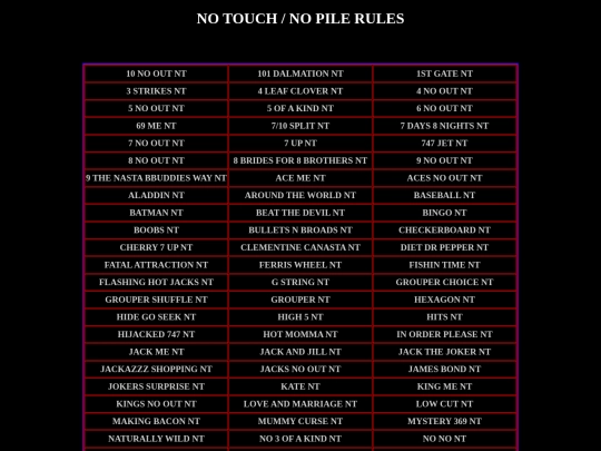 Rules/NoPile/Players-NTgames screenshot