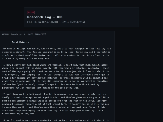 logs/001 screenshot