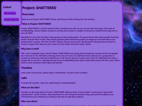 project-shattered screenshot