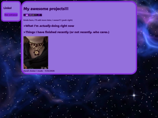 projects screenshot