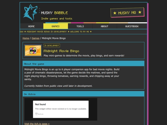 midnight-movie-bingo screenshot