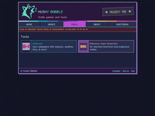 tools screenshot