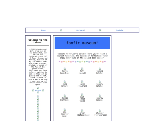 fanfics/fanfics screenshot