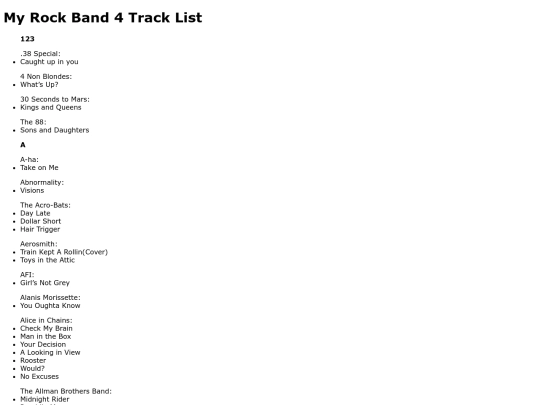 index screenshot