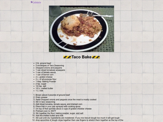 cookbook/beef-taco-bake screenshot