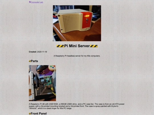 pi-server screenshot