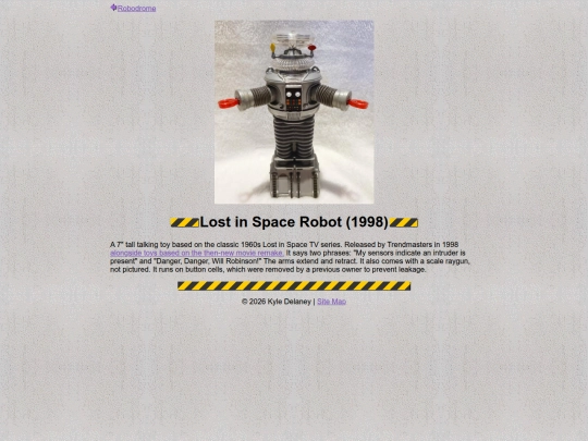 robots/lostinspaceclassic98 screenshot