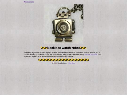 robots/watchnecklace screenshot